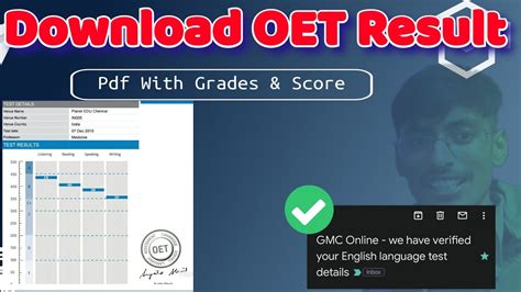 my oet result|oet result download.